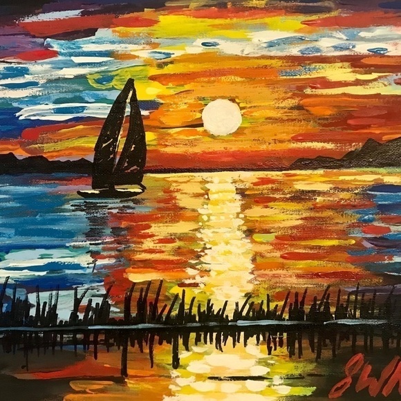 SAILING at Sunset - Picture 1 of 1